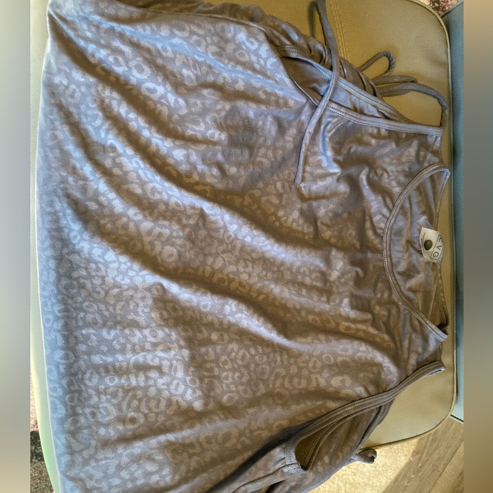 M/L Gray Leopard multi-way dress